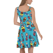 Matryoshka Doll Skater Dress